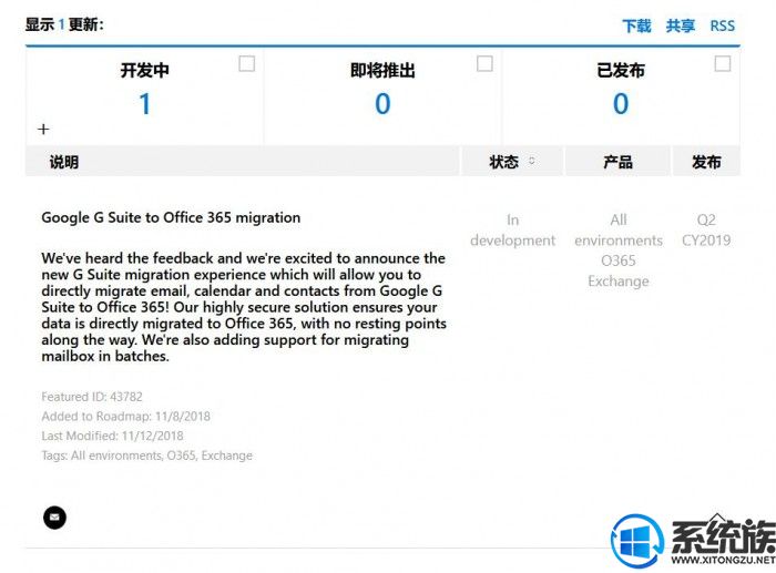 Microsoft 365路線(xiàn)圖公布：明年2季度將推G Suite遷移工具