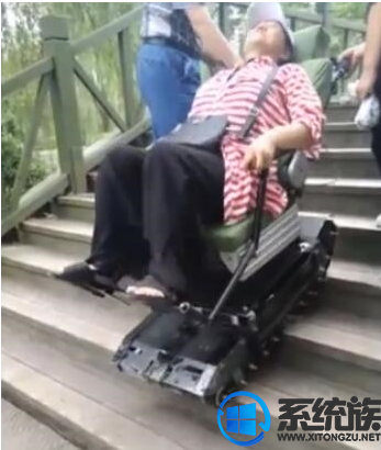 江蘇淮安70歲老人發(fā)明自動(dòng)爬樓智能車