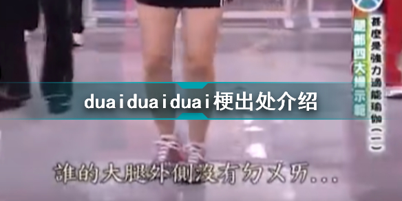 duaiduaiduai是什么梗 duaiduaiduai梗出處介紹